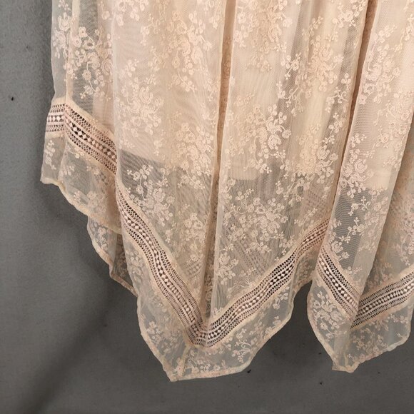 BAE Dress Womens M Pink Blush Lace Cottage Core Fairy Feminine Victorian NEW - Picture 15 of 16